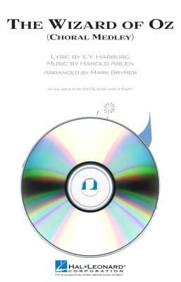 Hal Leonard - The Wizard of Oz (Choral Medley) - Arlen/Harburg/Brymer - ShowTrax CD