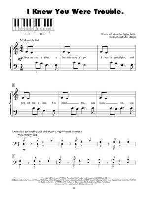 Best of Taylor Swift: Five Finger Piano Artist Songbook
