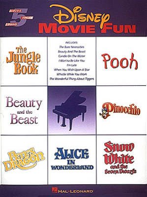 Disney Movie Fun: Five Finger Piano Songbook