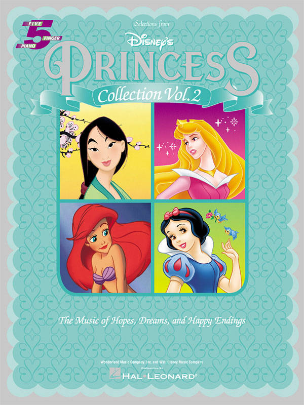 Selections from Disney\'s Princess Collection Vol. 2: Five Finger Piano Songbook