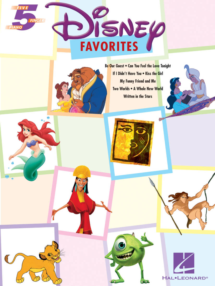 Disney Favorites: Five Finger Piano Songbook