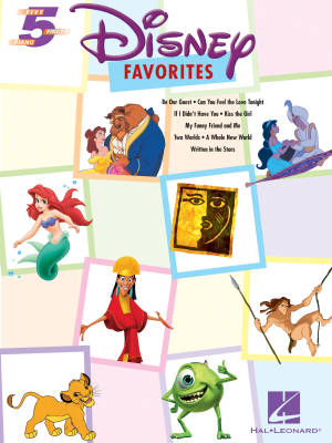 Hal Leonard - Disney Favorites: Five Finger Piano Songbook