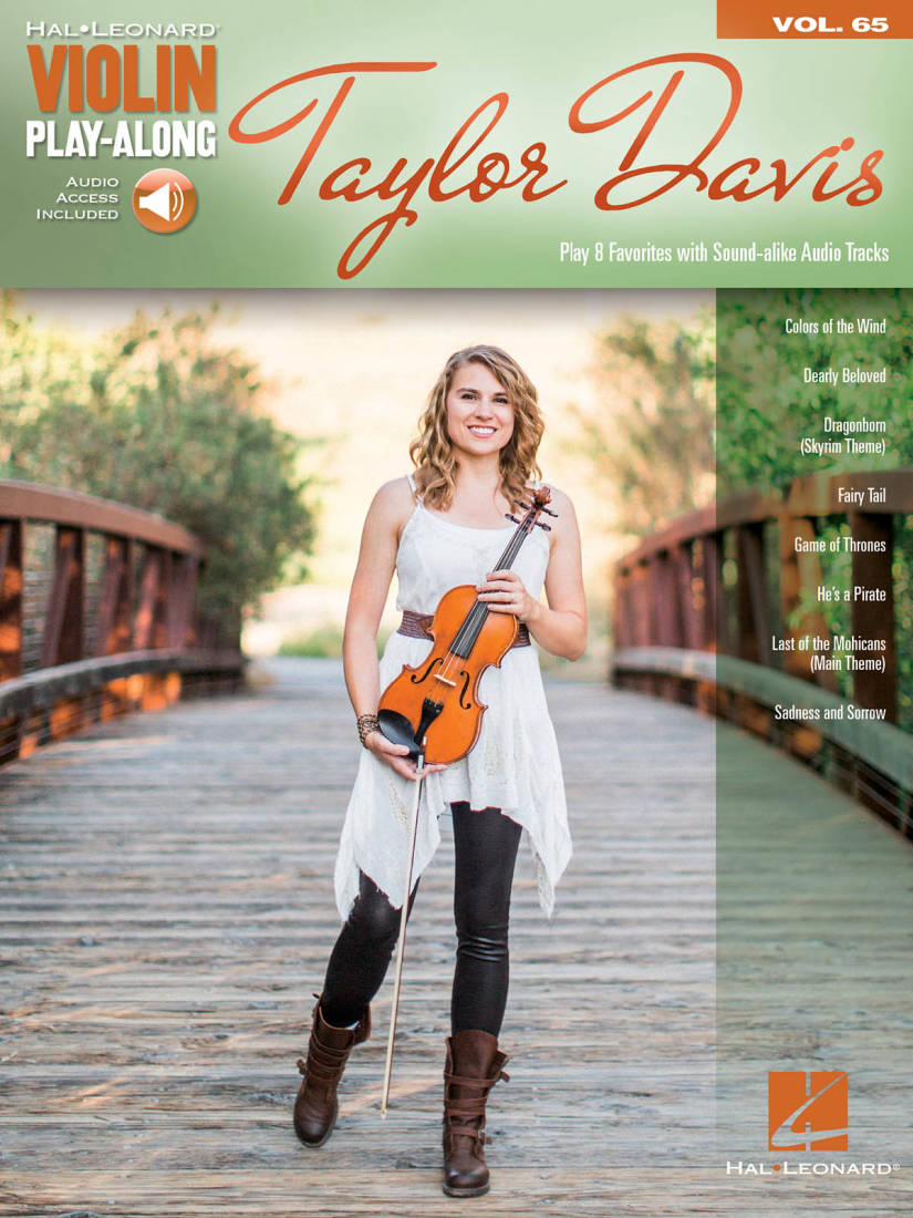 Taylor Davis: Violin Play-Along Volume 65 - Book/Audio Online