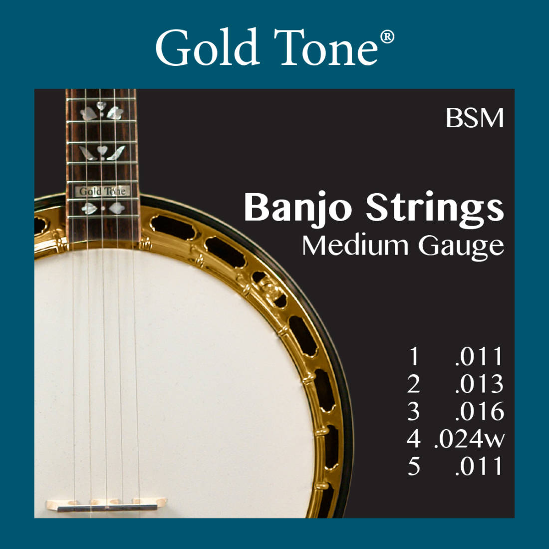 Banjo Strings Medium Gauge