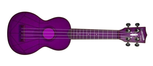 Waterman Composite Soprano Ukulele - Fluorescent Purple Grape