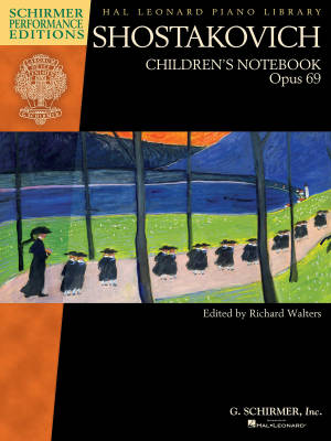 Shostakovich: Children\'s Notebook, Opus 69 - Walters - Piano - Book