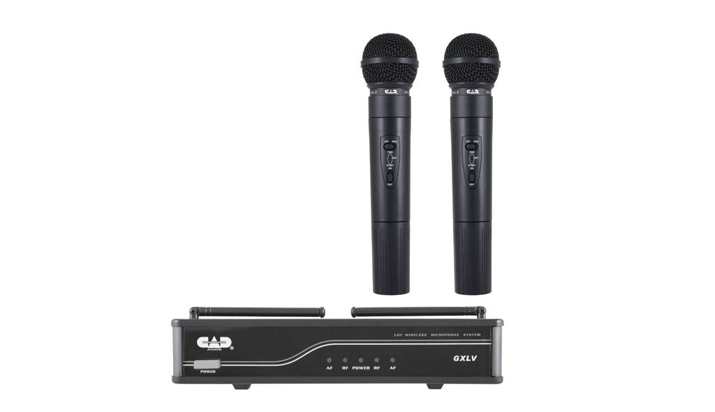 VHF Wireless Dual Handheld Microphone System - H-Frequency Band
