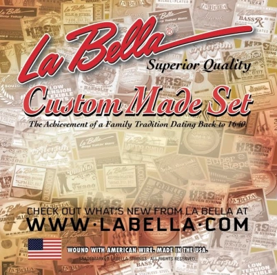 La Bella - 12-String Stainless Steel Flat Wound Electric Guitar Strings