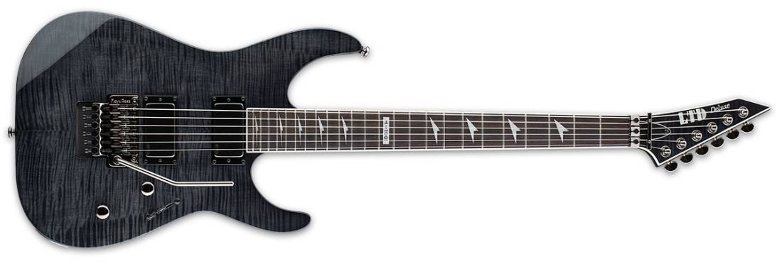 LTD M-1001 Electric Guitar - See Thru Black