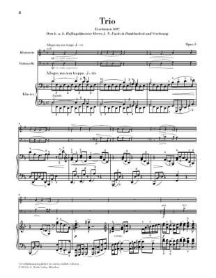 Trio for Piano, Clarinet (Violin) and Violoncello in D-minor Op. 3 - Zemlinsky/Rahmer - Score/Parts