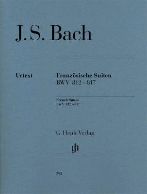 G. Henle Verlag - French Suites BWV 812-817 (With Fingering) - Bach/Scheideler/Schneidt - Piano - Book