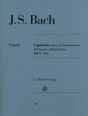 G. Henle Verlag - Capriccio sopra la lontananza del fratro dilettissimo B flat major BWV 992 - Bach /Dadelsen /Theopold - Piano - Sheet Music