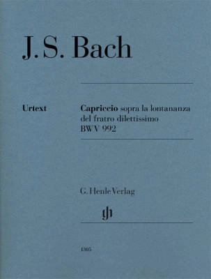 G. Henle Verlag - Capriccio sopra la lontananza del fratro dilettissimo B flat major BWV 992 - Bach /Dadelsen /Theopold - Piano - Sheet Music