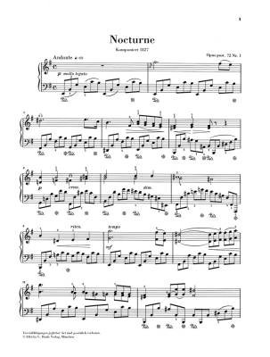 Nocturne e minor op. post. 72 no. 1 - Chopin/Zimmermann/Theopold - Piano - Sheet Music