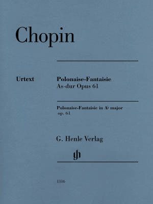 G. Henle Verlag - Polonaise-fantaisie A-flat Major Op. 61 - Chopin/Zimmermann - Piano - Sheet Music