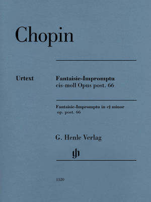 G. Henle Verlag - Fantaisie-Impromptu c sharp minor op. post. 66 - Chopin/Zimmermann/Theopold - Piano - Sheet Music