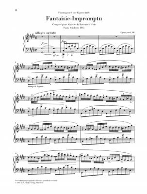 Fantaisie-Impromptu c sharp minor op. post. 66 - Chopin/Zimmermann/Theopold - Piano - Sheet Music