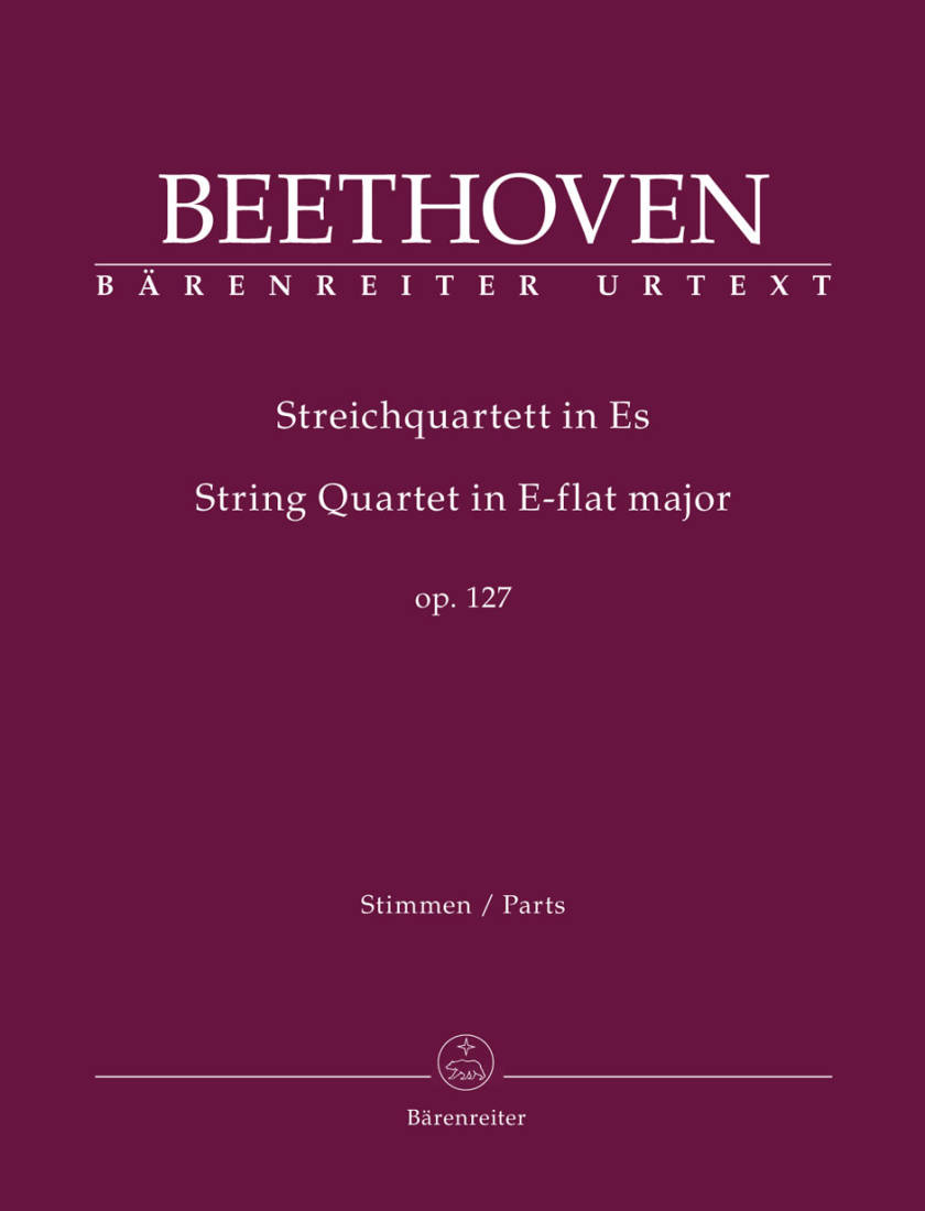 String Quartet E-flat major op. 127 - Beethoven/Del Mar - Parts Set