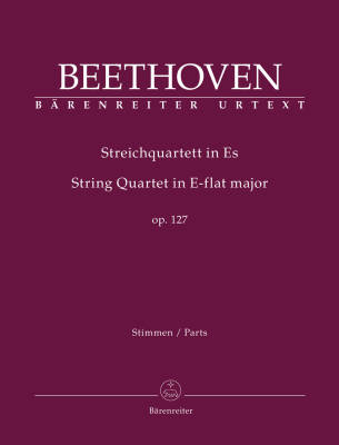 Baerenreiter Verlag - String Quartet E-flat major op. 127 - Beethoven/Del Mar - Parts Set