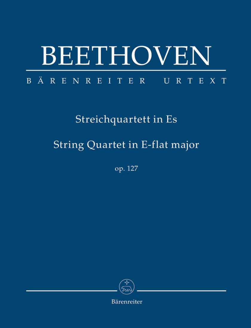 String Quartet E-flat major op. 127 - Beethoven/Del Mar - Study Score