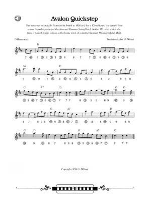 Bluegrass and Old-Time Fiddle Tunes for Harmonica - Weiser - Book/Audio Online
