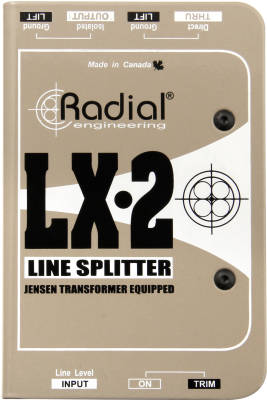 Radial - LX2 Line Splitter & Attenuator