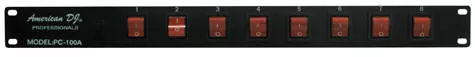 American DJ - 8 Switch A/C outlets-19 inch Rackmount