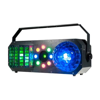 Boom Box FX1 4-in-1 Lighting Fixture with Dome/Derby/Wash/Strobe