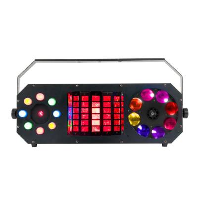 American DJ - Boom Box FX2 4-FX-in-1 Lighting Fixture with Gobo/Derby/Wash/Strobe