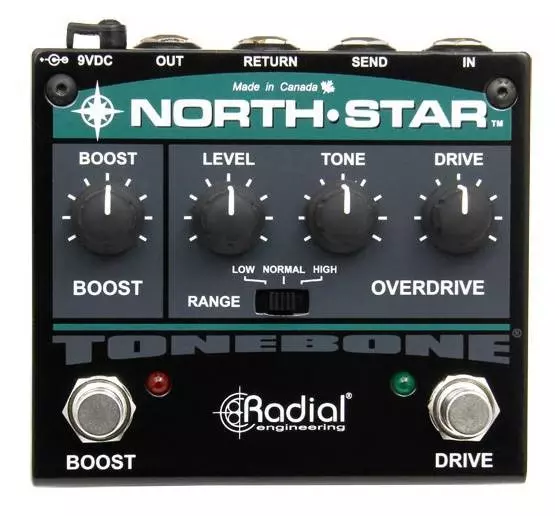 North-Star Clean Overdrive and Power Boost Pedal