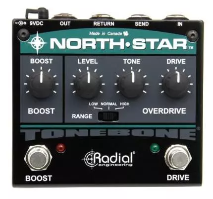 North-Star Clean Overdrive and Power Boost Pedal