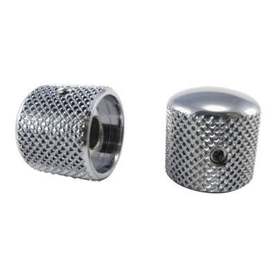 Telecaster Knobs Chrome Plated Brass Set of 2