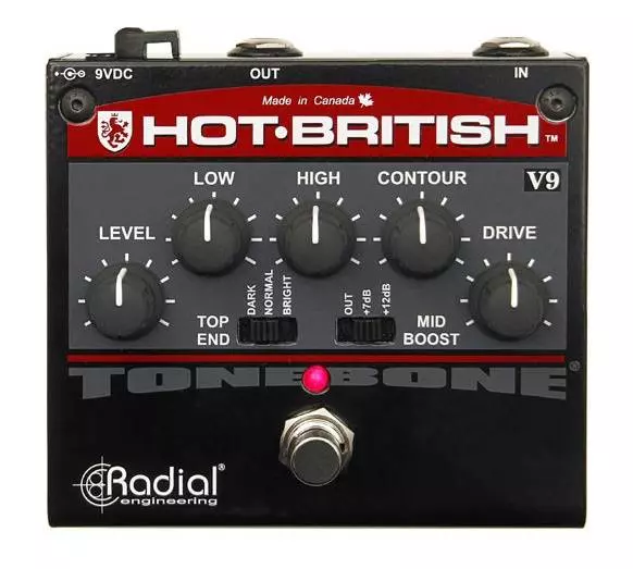 Hot British V9 Distortion Pedal
