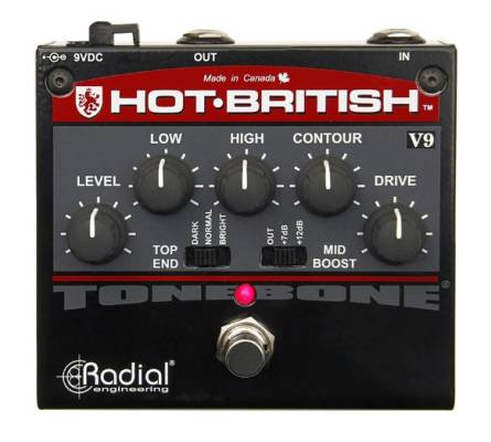 Hot British V9 Distortion Pedal