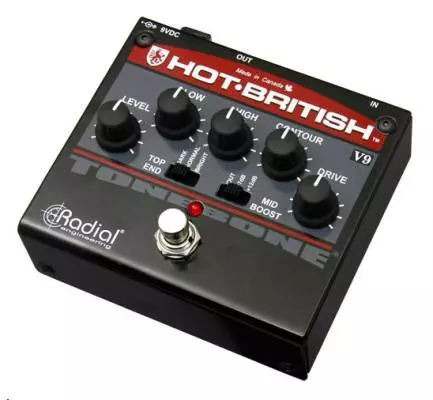 Hot British V9 Distortion Pedal