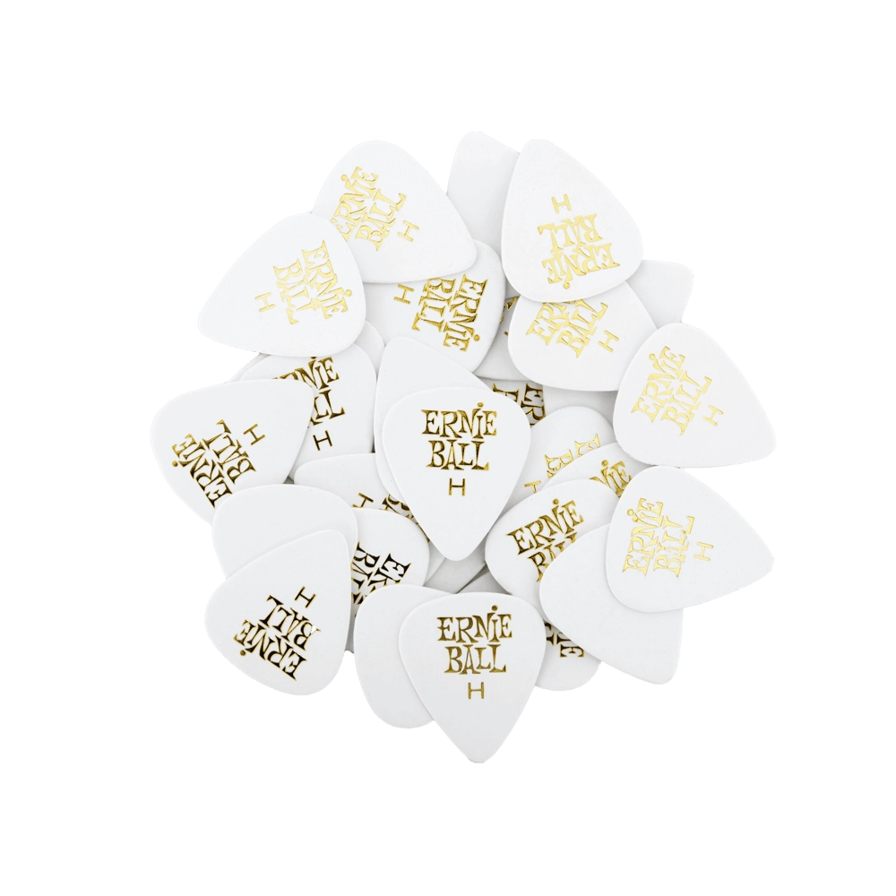 Heavy White Picks - Pack of 144