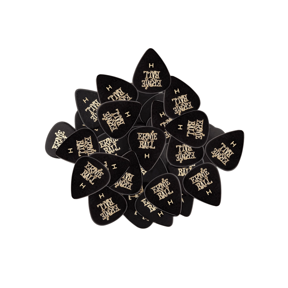 Heavy Black Picks - Pack of 144