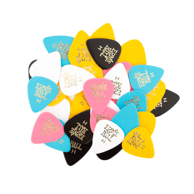 Ernie Ball - Heavy Assorted Colour Picks - Pack of 144