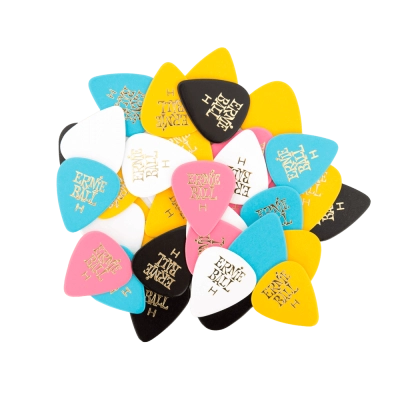 Ernie Ball - Heavy Assorted Colour Picks - Pack of 144