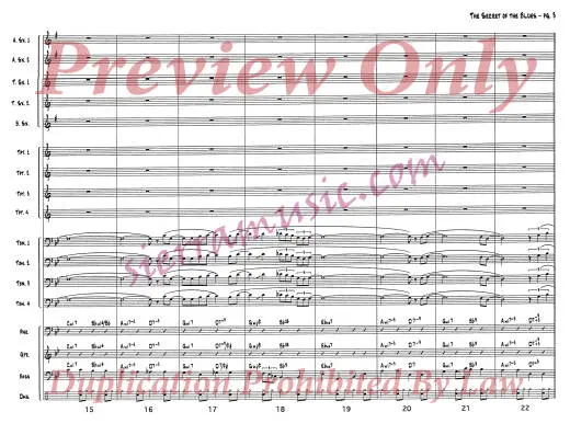 The Secret of the Blues - Curnow - Jazz Ensemble - Gr. Medium-Advanced