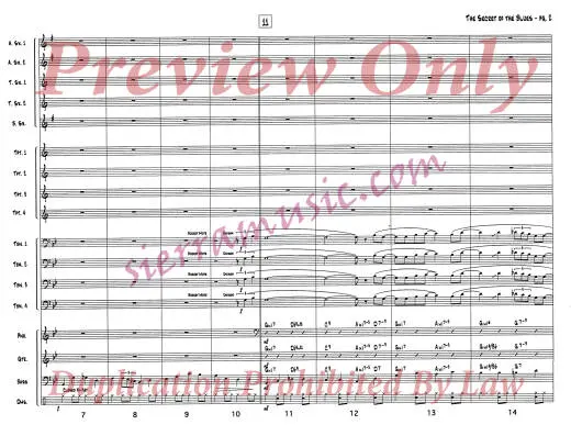 The Secret of the Blues - Curnow - Jazz Ensemble - Gr. Medium-Advanced