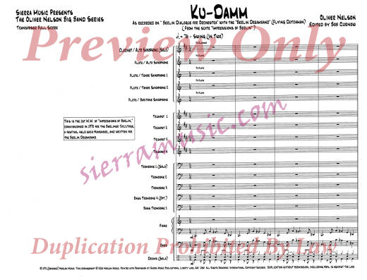 Ku-Damm - Nelson/Curnow - Jazz Ensemble - Gr. Medium-Advanced