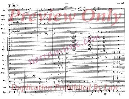 Heidi (Pro) - Nelson/Curnow - Jazz Ensemble - Gr. Medium-Advanced