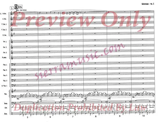 Wannsee - Nelson/Curnow - Jazz Ensemble - Gr. Medium
