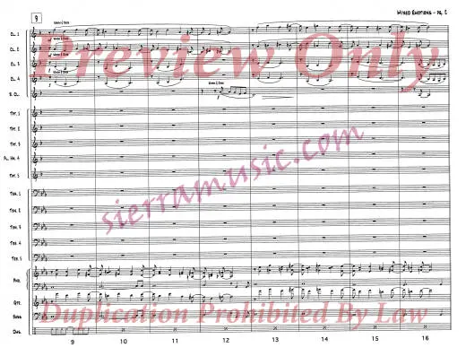 Mixed Emotions - DeRosa - Jazz Ensemble - Gr. Medium-Advanced