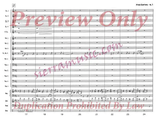 Mixed Emotions - DeRosa - Jazz Ensemble - Gr. Medium-Advanced