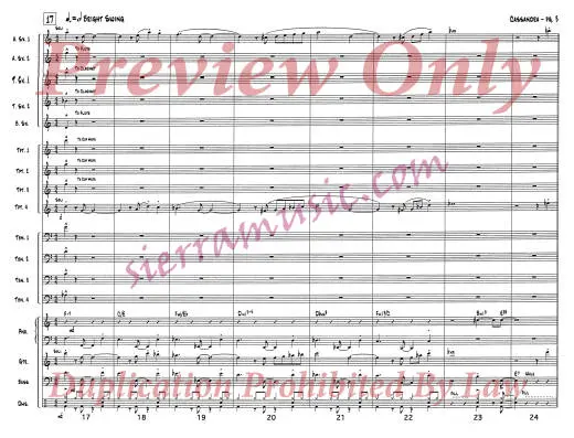 Cassandra - Brubeck/Zaremba - Jazz Ensemble - Gr. Medium-Advanced