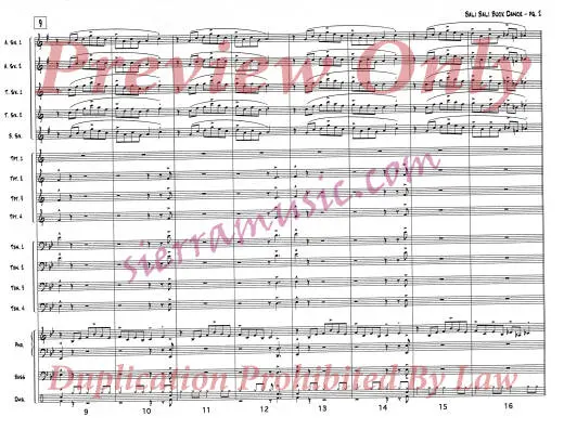 Bali Bali Buck Dance - Holman - Jazz Ensemble - Gr. Medium-Advanced