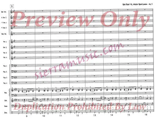 God Rest Ye, Merry Gentlemen - Traditional/DeRosa - Jazz Ensemble - Gr. Medium-Advanced