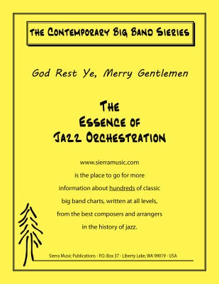 Sierra Music Publications - God Rest Ye, Merry Gentlemen - Traditional/DeRosa - Jazz Ensemble - Gr. Medium-Advanced